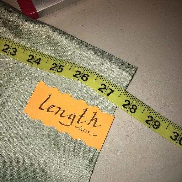 Sag Harbor Suit Petite Size 8P Seafoam Silvery Green Long Sleeve- Skirt Set - Picture 15 of 16